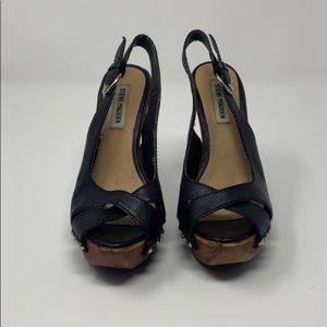 Steve Madden Tumbled Leather Rivet Stilettos